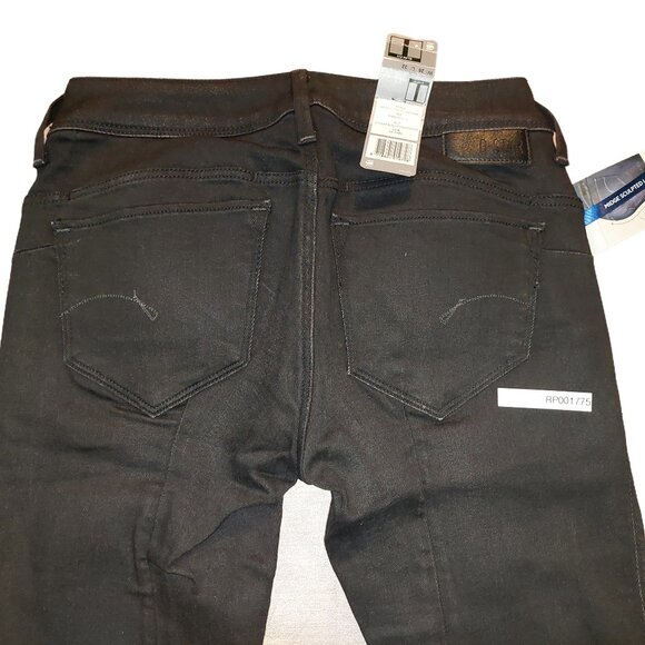G-Star Raw Midge Sculpted Lift Skinny Slander Black Denim Jeans Sz 26 NWT - Picture 9 of 13